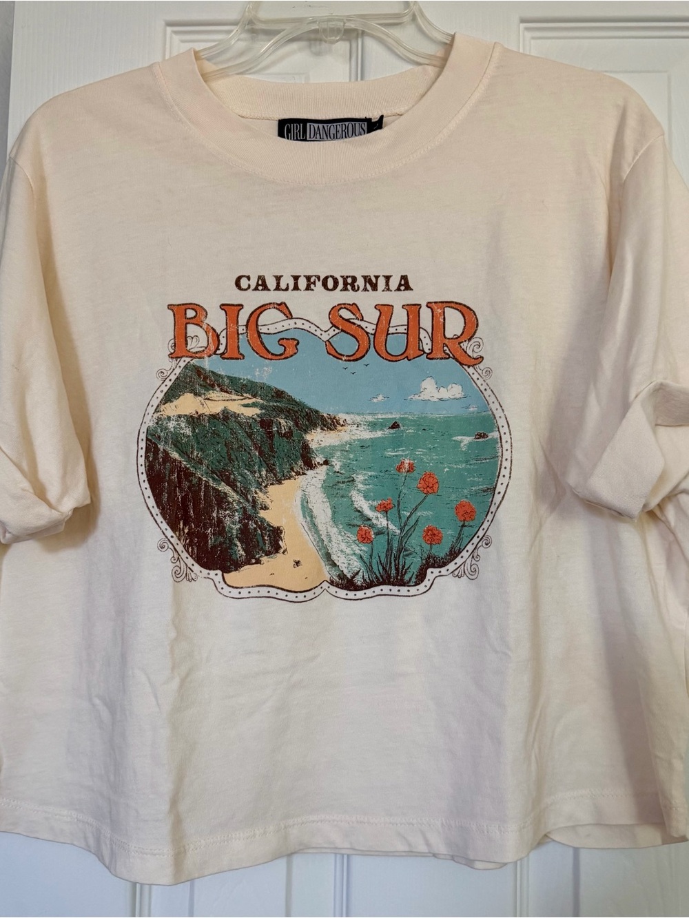 Girl Dangerous California Big Sur Graphic Tee Soft Cotton NWOT